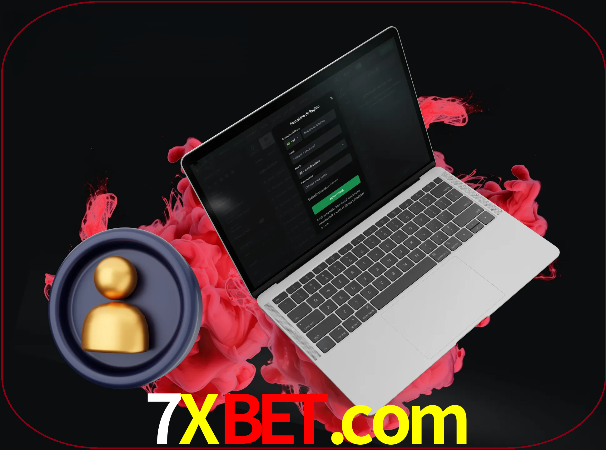 No cabeçalho do site 7xbet, clique no botão que o levará a um formulário especial onde terá de introduzir as suas informações actuais.