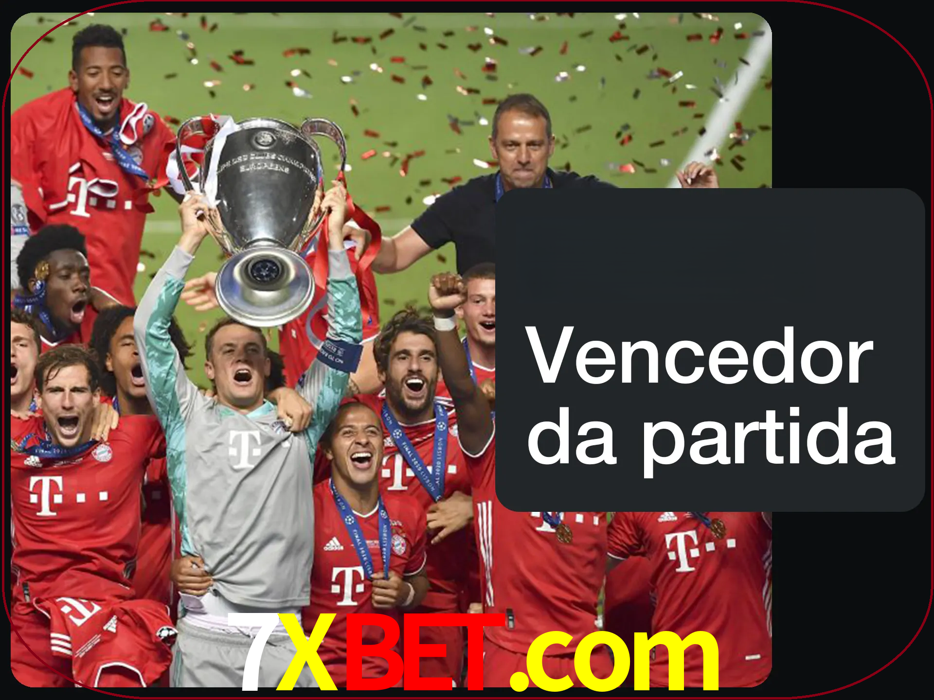 Aposte no vencedor e ganhe uma grande quantia de dinheiro.
