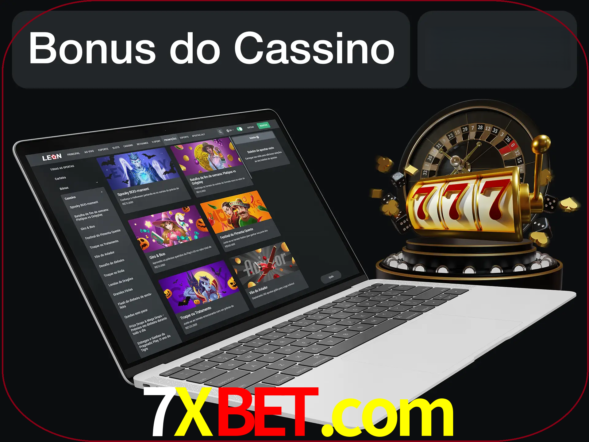 Use o bônus do cassino para começar melhor.